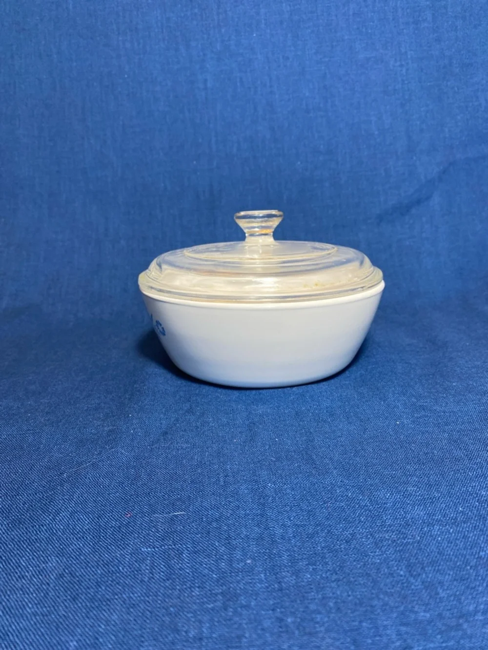 Vintage Corning Ware Menuette Blue Cornflower P-81-B 1-Pint Saucepan & Lid